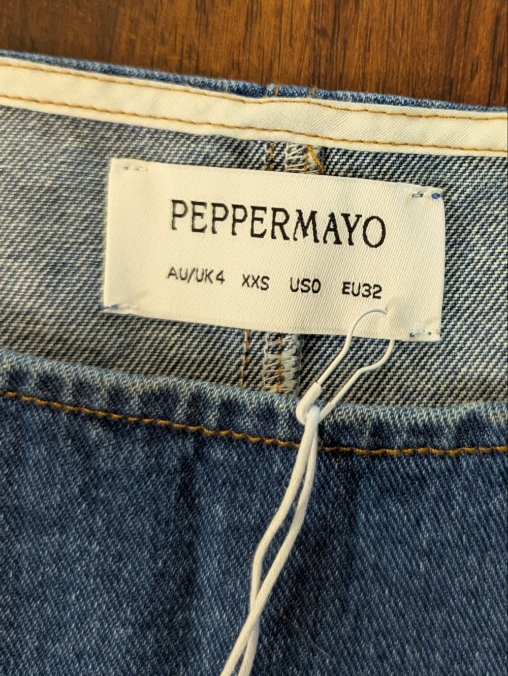 Peppermayo Denim Jumper NWT Women's Size 0 - Picture 8 of 9